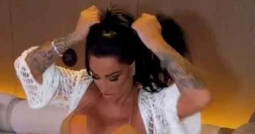Katie Price shows off 'biggest ever boobs' in bikini as fans share concern