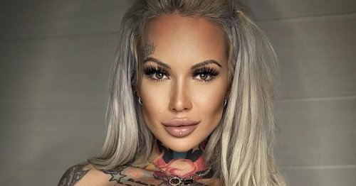 Tattoo model bins bra to expose underboob ink after spending £50k on designs