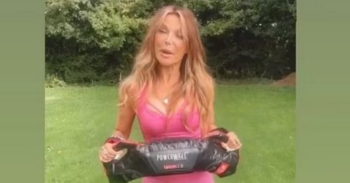 Lizzie Cundy brags 'move over Vorders' as she sizzles in workout clip