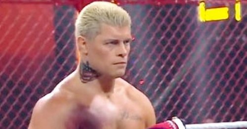 WWE star Cody Rhodes is a 'damn madman' after wrestling as muscle torn ...