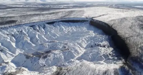 Siberia's 'Gateway to hell' Batagaika crater is getting bigger every year