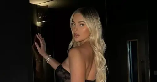 Love Island's Mary Bedford braless and flashes underwear in see-through dress