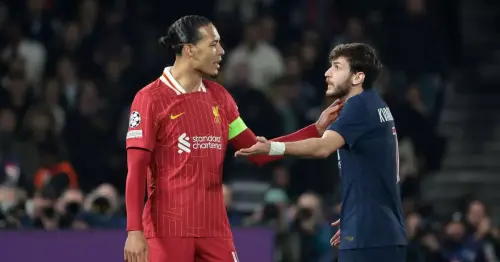 Virgil van Dijk theory emerges after Liverpool star's private chat with PSG chiefs