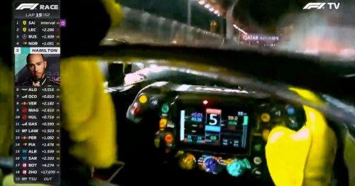 F1 fans speechless at previously unseen clip of Lewis Hamilton from Singapore GP