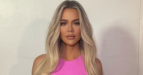 Khloe Kardashian shows off slimmed down curves in pink latex for 38th birthday