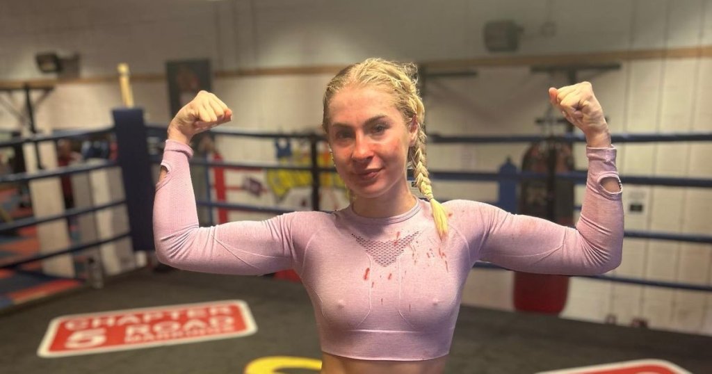 Astrid Wett undresses in raunchy 