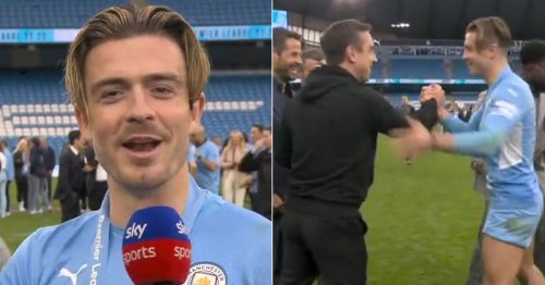 Grealish 'invites' Gary Neville and his daughter to Man City's title night out