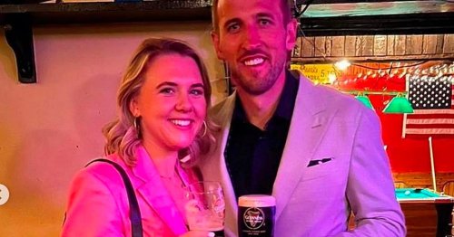 Harry Kane's wife shames star by downing Guinness before he's taken a sip