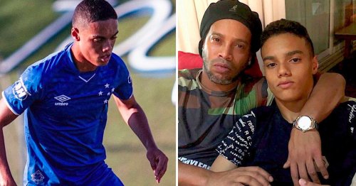 Ronaldinho's son, 17, joining Barcelona after successful Nou Camp trial