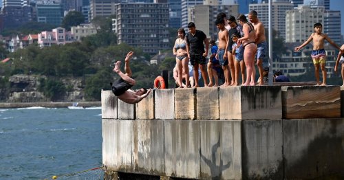Bikini-clad Aussies have boozy party in sizzling sun to mark Australia Day