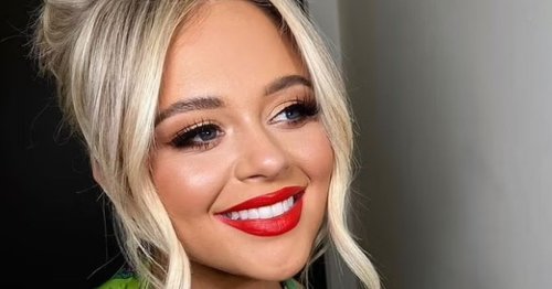 Emily Atack basks in the sunshine with a beer as she soaks up weekend heatwave