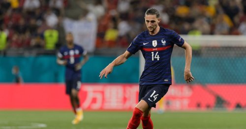Man Utd scout watches Adrien Rabiot in France win over Switzerland at Euro 2020