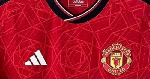 Man Utd's 2023/24 Home Kit 'leaked' - And Fans Are Divided On Bold New ...