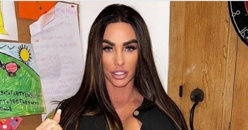 Katie Price Nearly Bursts Out Of Tight Unbuttoned Dress After Biggest Boob Job Flipboard 