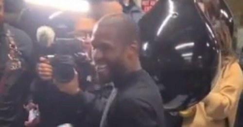 Floyd Mayweather shows off impressive boxing skills ahead of London exhibition