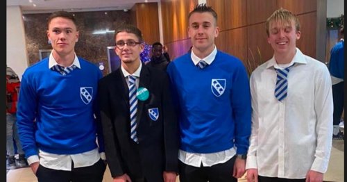 Inbetweeners fancy dress absolutely nailed by Mansfield Town players