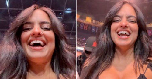 Eye-catching UFC reporter hailed for '10 out of 10' Bruce Buffer impersonation