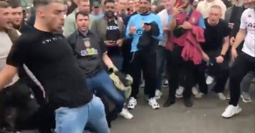Aston Villa fans mock Cristiano Ronaldo's Siu celebration after Man Utd win