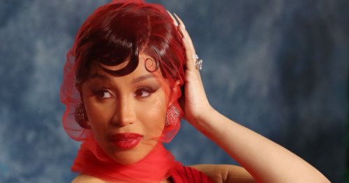 Cardi B Goes Topless And Covers Exposed Breast With Hand During Massage ...