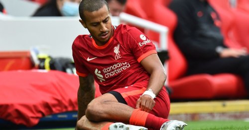 Liverpool fans in panic mode as Thiago blow leaves ‘half the team injured again’