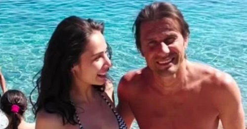 Fan was mistaken for Antonio Conte's wife after posing in bikini with Spurs boss