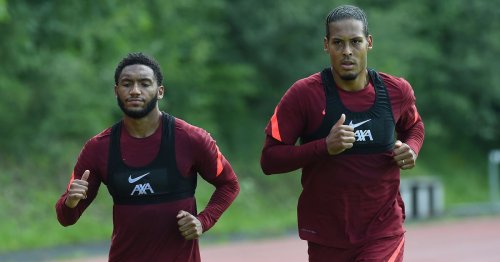 Liverpool duo Virgil van Dijk and Joe Gomez remain doubts for start of season