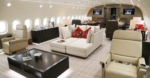 Inside Roman Abramovich's £270m flying mansion private jet which holds 50 guests