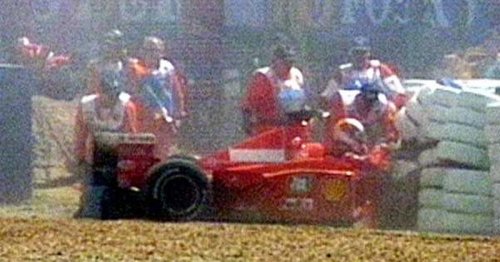 Worst F1 Silverstone crashes - Ferrari double including Schumacher