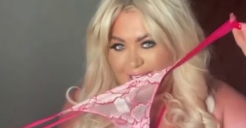 Gemma Collins bites thong in racy video as fans beg TOWIE star to join OnlyFans