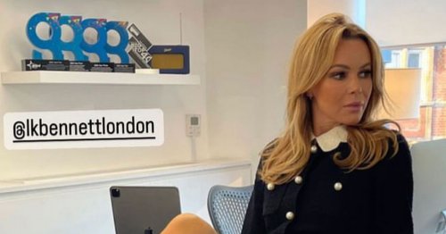 Amanda Holden Almost Flashes Knickers In Cheeky Pic As She Parades Legs