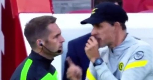 Clip of Chelsea boss Thomas Tuchel 'spitting bars' at fourth official goes viral