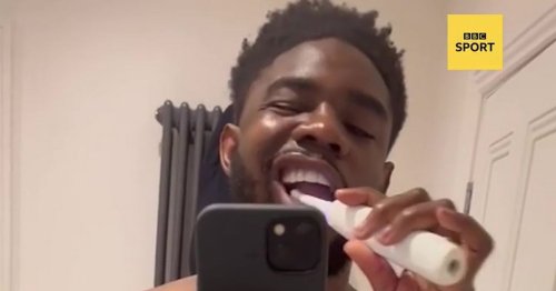 Micah Richards shows fans the daily routine of a football pundit in TikTok clip