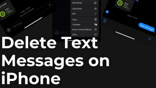 How to Delete Text Messages on iPhone for Both Sides?