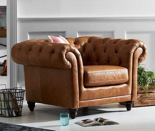 Steal Alert: The Amazon Leather Chesterfield Chair is on sale – $572 ($895)