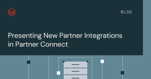 Presenting New Partner Integrations in Partner Connect