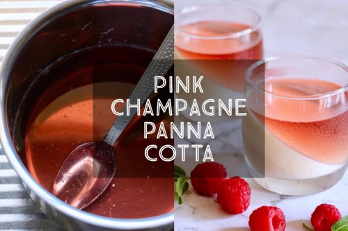 How to make Pink Champagne Panna Cotta — Days of Jay