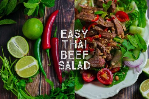 How To Make Easy Thai Beef Salad - Days of Jay