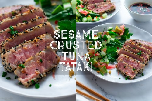 How to make Sesame Crusted Tuna Tataki - Days of Jay