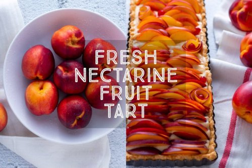 How to make a gorgeous Nectarine Tart - Days of Jay