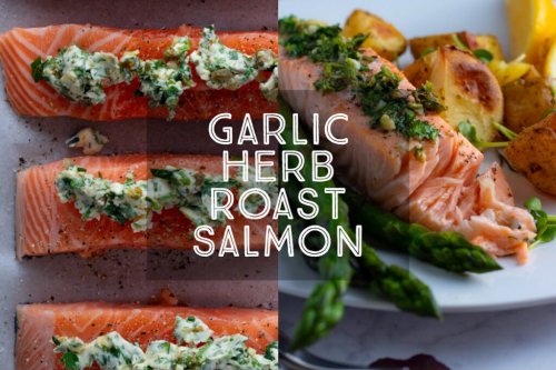 Garlic and Herb Roast Salmon