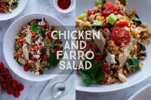Healthy and delicious Chicken and Farro Salad - Days of Jay