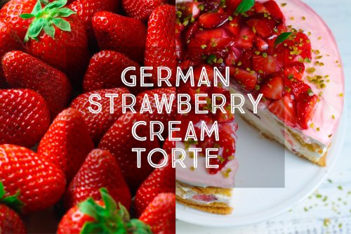 How To Make German Strawberry Cream Torte - Days of Jay
