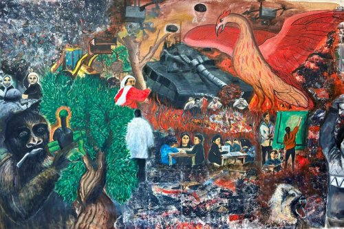 The Palestinian artist channelling ‘rage, love and hope’ into her paintings