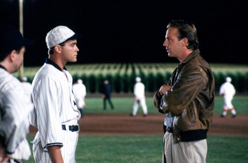 Kevin Costner On Ray Liotta’s Batting Practice As Shoeless Joe In ‘Field Of Dreams’: “God Gave Us That Stunt”