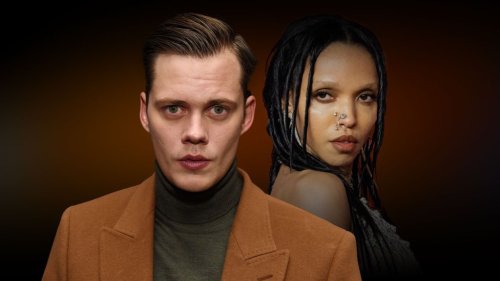 ‘The Crow’: First Look Photos Of Bill Skarsgård & FKA Twigs In Lionsgate Remake