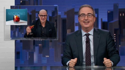 John Oliver Says If Stanley Tucci Hosted ‘Last Week Tonight’ It Would Be “An Impossibly Horny” Show; Dings Steve Kornacki’s Election Coverage Graphics