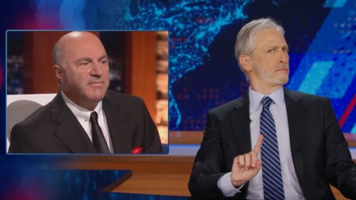 Jon Stewart Calls Out Kevin O’Leary’s Hypocrisy On ‘The Daily Show’: “Even The Other People On ‘Shark Tank’ Think He’s An A**hole”