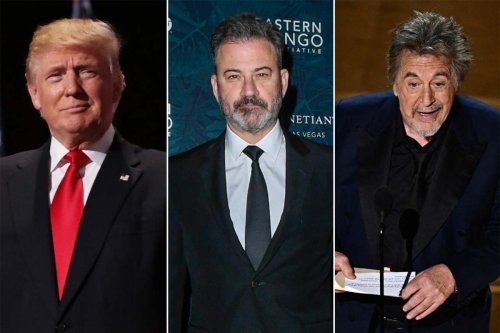 Donald Trump tries to blast "stupid Jimmy Kimmel" for his "horrendous performance" at the Oscars – but mixes him up with Al Pacino