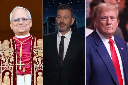 Jimmy Kimmel jokes we're living in a "historic" era in the U.S.: "We have an American pope and a Russian president"