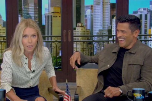 “Irritated” Kelly Ripa Says Police Officers “Thanked” Mark Consuelos For His Service On ‘Live’: “He Just Looks Like A Cop”